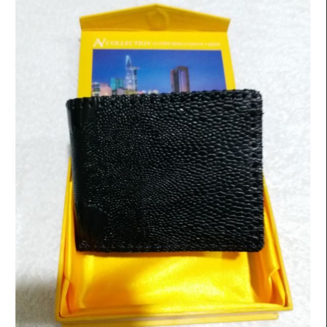 Bóp Thái da bò thật 100% (hàng nguyên hộp nhập khẩu Thái lan)