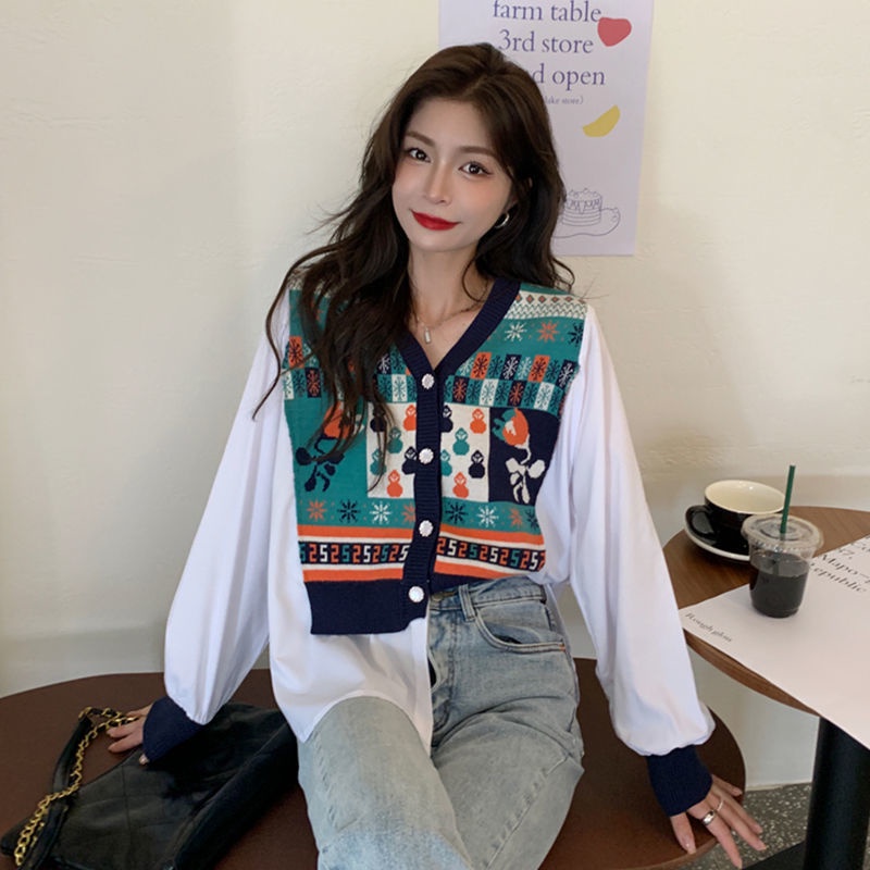 Áo Sơ Mi Dài Tay Thiết Kế Mới 2022 Thời Trang Theo Phong Cách Hồng Kông Cho Nữ