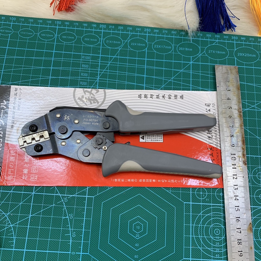 Kìm bấm cốt 2 tầng Fukuoka Nhật FO-9079A / 9079D hàm loại thường thông dụng
