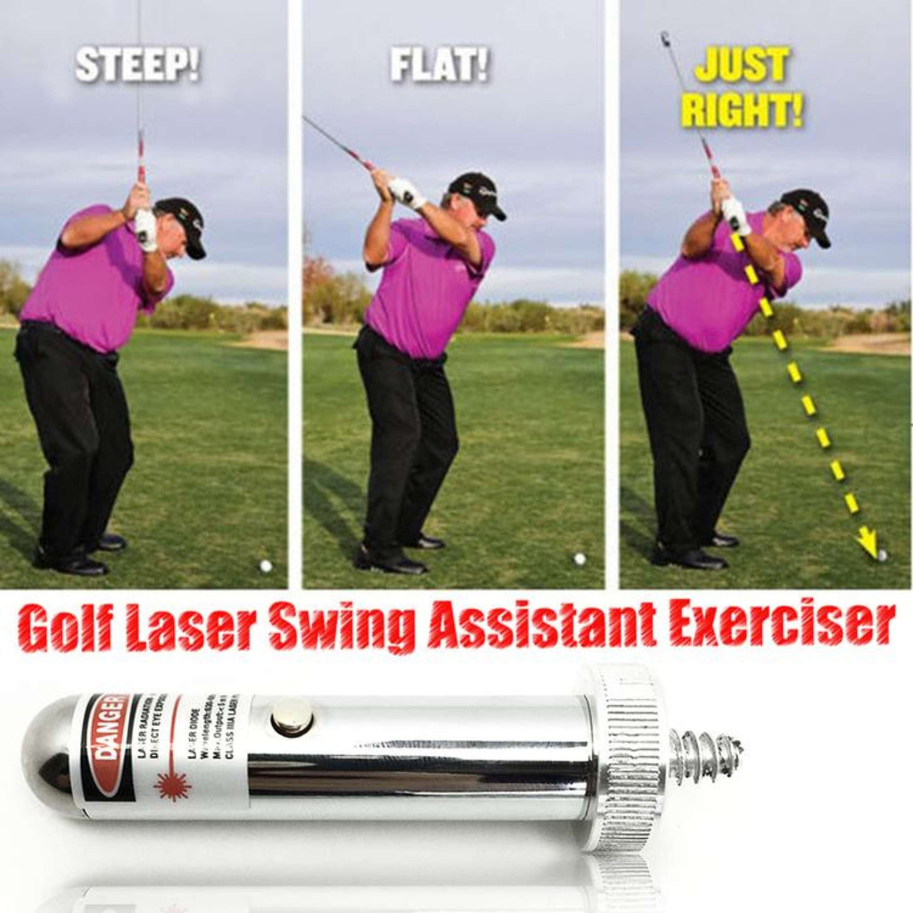 ẹt Đánh Golf Swing Máy Tập Golf Laser Dụng Cụ Hỗ Trợ Đánh Golf Phẳng Con Trỏ Laser Huấn Luyện Địa Chỉ Điểm-168-DigitalVN