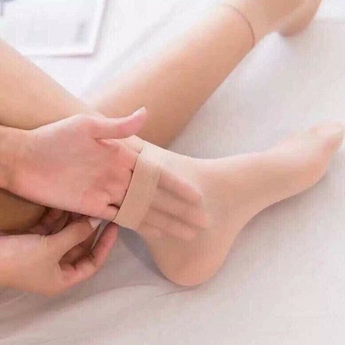 Tất da chân phong cách hàn quốc, tất giấy nữ mỏng đàn hồi cao