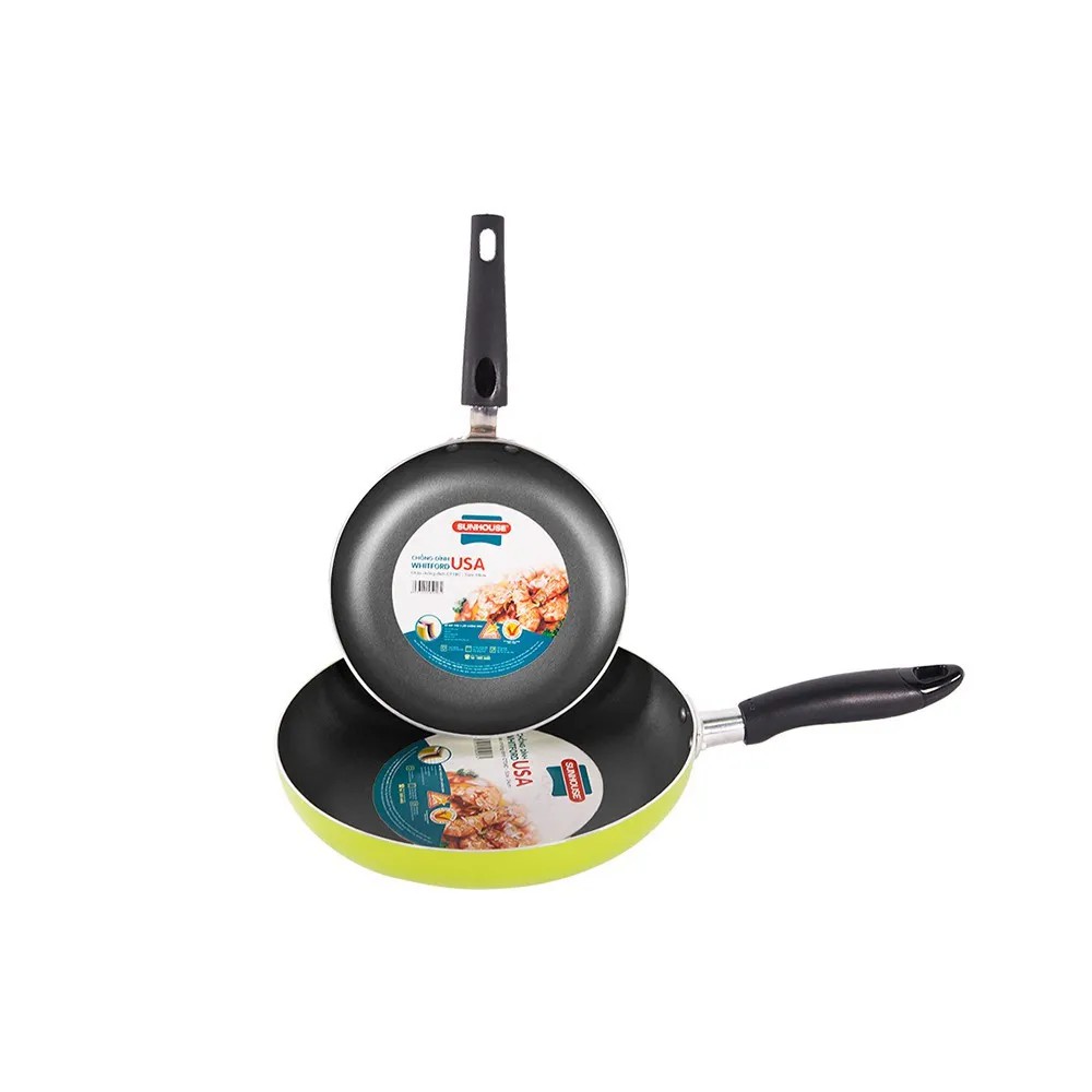 Set 2 chảo chống dính Sunhouse phi 18+24 ECSH0012