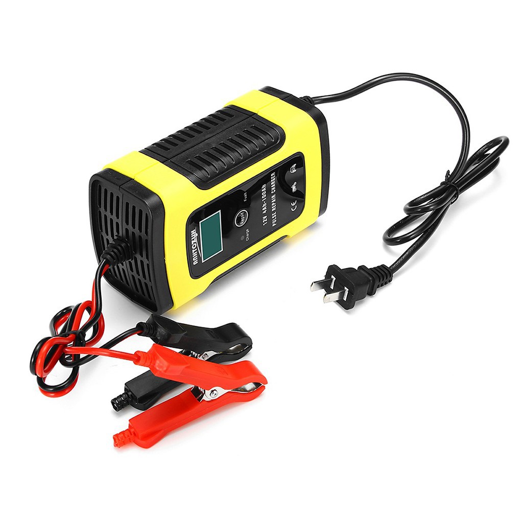 [SẠC NHANH 12V/5A]Sạc bình ắc quy 12V 5A 4-100Ah có chức năng khử sunfat cho ắc quy GS dongnai và ô 