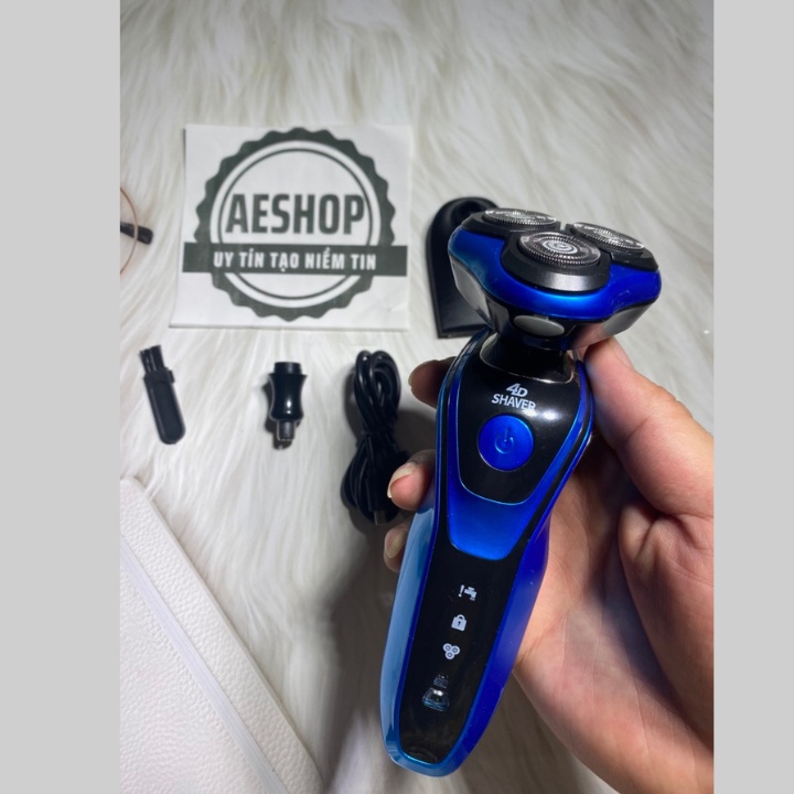 Máy cạo râu đa năng SHAVER SK1588 , máy cạo râu 3 trong 1 với chệ độ cạo 3D thông minh chống nước cao cấp