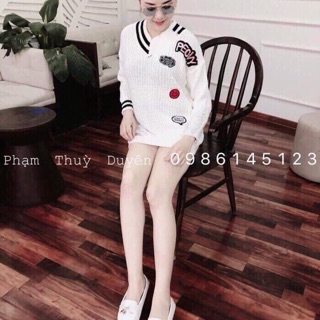 Áo len trễ vai giang zozo