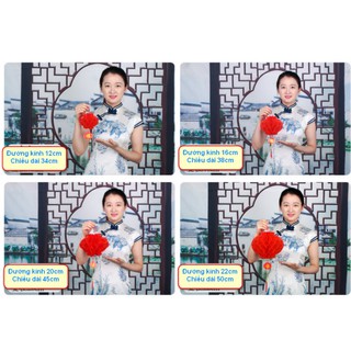 Lồng đèn đỏ chữ phúc HONGKONG