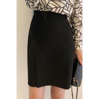 Full size S- 5xl |Chân váy công sở dáng suông dài 52cm thanh lịch