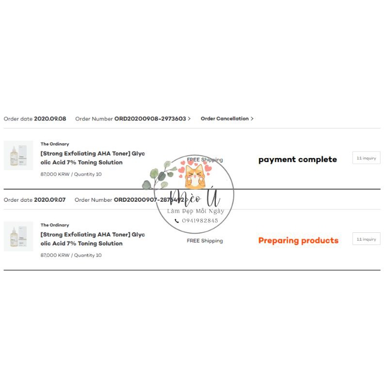 [MÈO Ú - BILL] Toner tẩy da chết hóa học The Ordinary Glycolic Acid (AHA) 7% Toning Solution | BigBuy360 - bigbuy360.vn