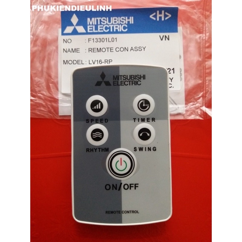 điều khiển quạt mitsubishi chính hãng