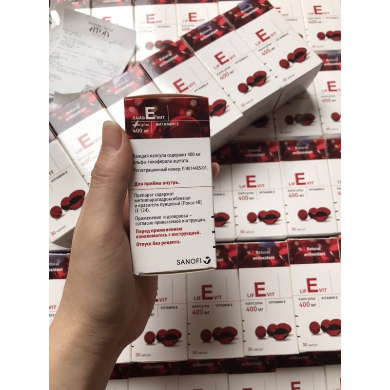 [Góc Làm Đẹp] Vitamin E Đỏ Nga 400mg Zentiva lọ 30 viên | BigBuy360 - bigbuy360.vn