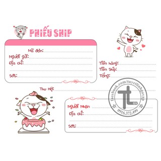 Combo 5 cuốn hóa đơn ship : 75k /5 c