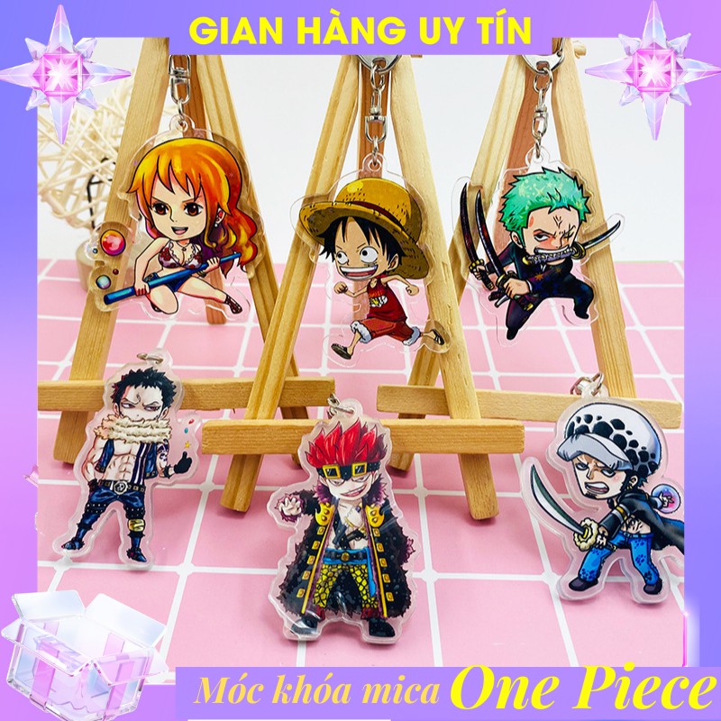 [PHẦN 2] Móc Khóa mica nhân vật One Piece anime