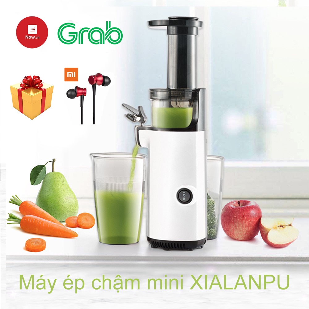 Máy ép nước trái cây, hoa quả mini XIALANPU, máy ép chậm rau củ quả đa năng nhỏ gọn công suất lớn