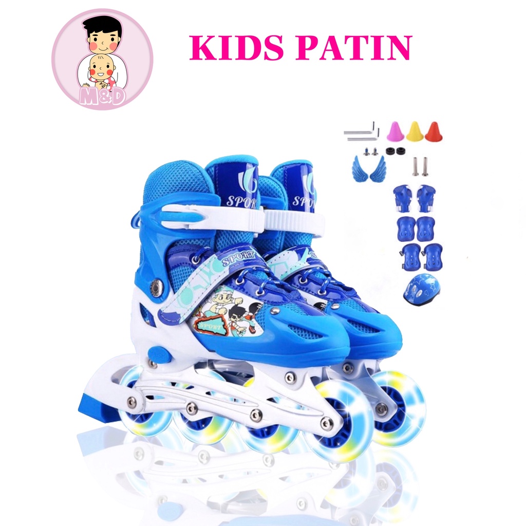 Giày Patin, giày trượt patin trẻ em, full bảo hộ như hình.