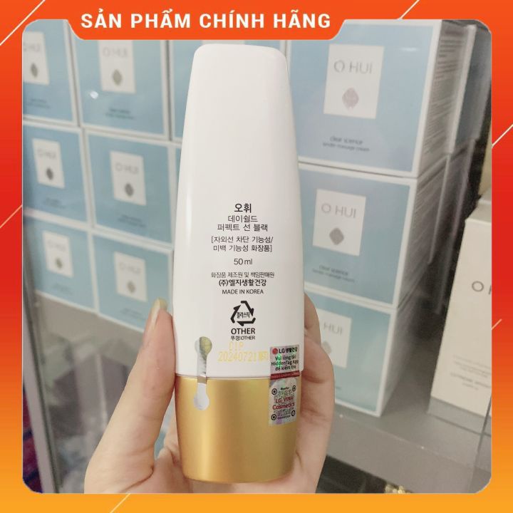 Kem chống nắng OHUI Perfect Sun Black SPF50+/PA+++