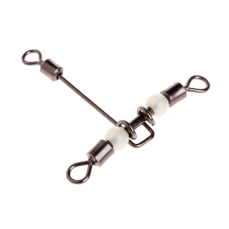 Set 5 Phụ Kiện Câu Cá Xoay 3 Chiều Hình Chữ T Màu Dạ Quang