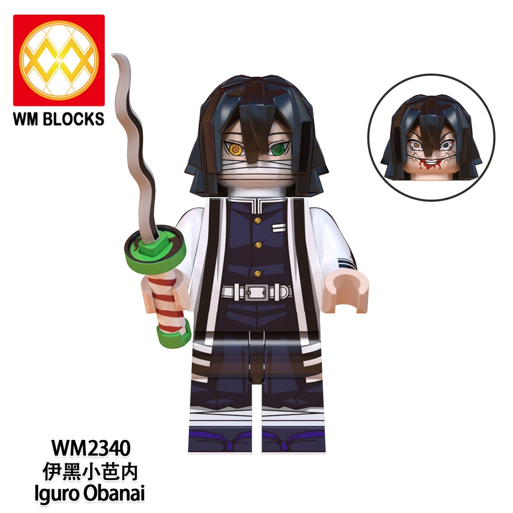 Minifigures Các Mẫu Nhân Vật Kimetsu No Yaiba Trong Phim Thanh Gươm Diệt Quỷ Demon Slayer WM6137 - Đồ Chơi Lắp Ráp Mini