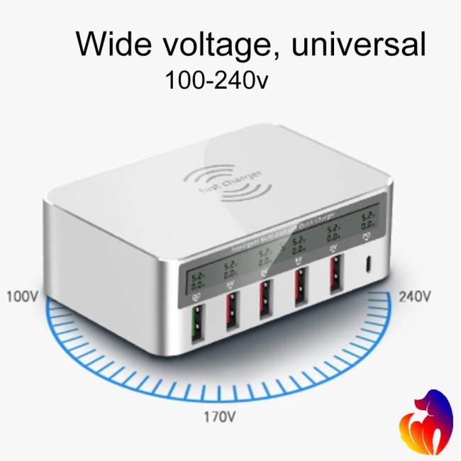 Bộ Sạc Nhanh Pd Protocol 18w2.4a Qc3.0 Usb 6 Cổng