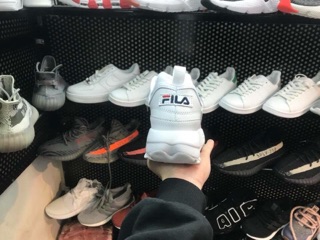 GIÀY FILA CÁ MẬP NỮ ( ẢNH THẬT)