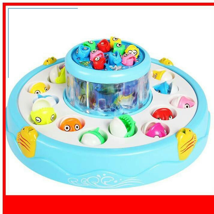 Bộ đồ chơi câu cá hai tầng có nhạc và đèn cho các bé .Kaori86