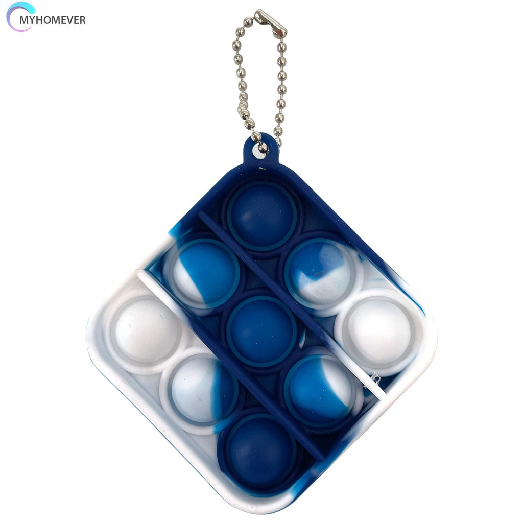 Pop It Fidget Đồ chơi Bubble Keychain Sensory Fidget, Stress Relief,  Dimple Anxiety Đồ chơi