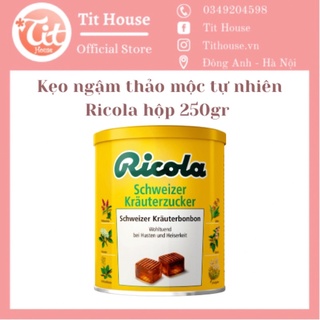 Kẹo thảo mộc giảm ho Ricola Đức hộp 250gr
