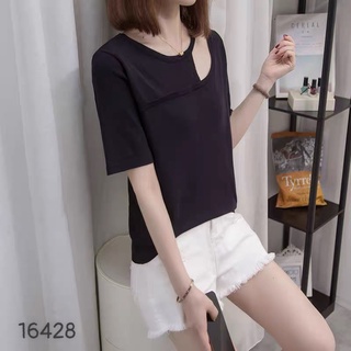 Áo kiểu bigsize len kh o é t 1 bên 16428