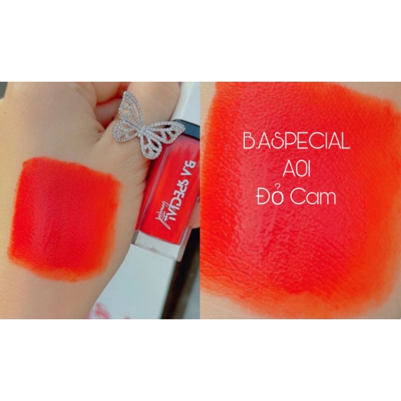 [ Đỏ cam - A01 ] Son hữu cơ không chì B.A Special màu son quốc dân | BigBuy360 - bigbuy360.vn