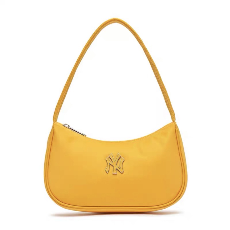 Túi Kẹp Nách Mlb NY Màu Trơn Khóa Kéo Phong Cách Xuân Hè Cho Nữ 2022