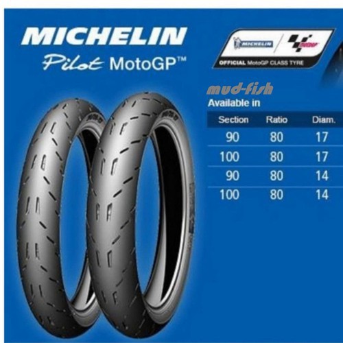 Vỏ Michelin Vision, PCX, Air Blade 100.80-14 M.C [48S] Pilot MotoGP TL - 1008014PGP