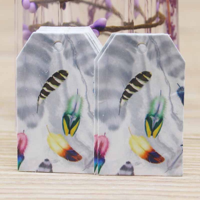 Bộ 100 Thiệp Mời Đám Cưới Bằng Giấy Nhiều Màu Sắc Kích Thước 5*3cm