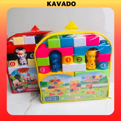 Xếp hình lego nhựa chi tiết bé trai bé gái KAVADO XH02