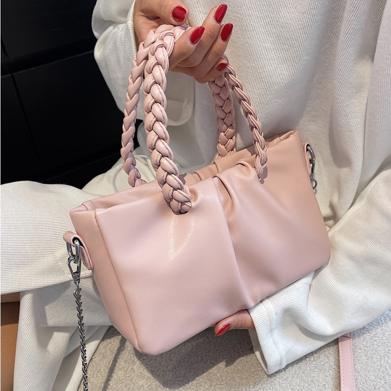 IELGYHigh-quality chain messenger bag large-capacity hand-held shoulder tote bag