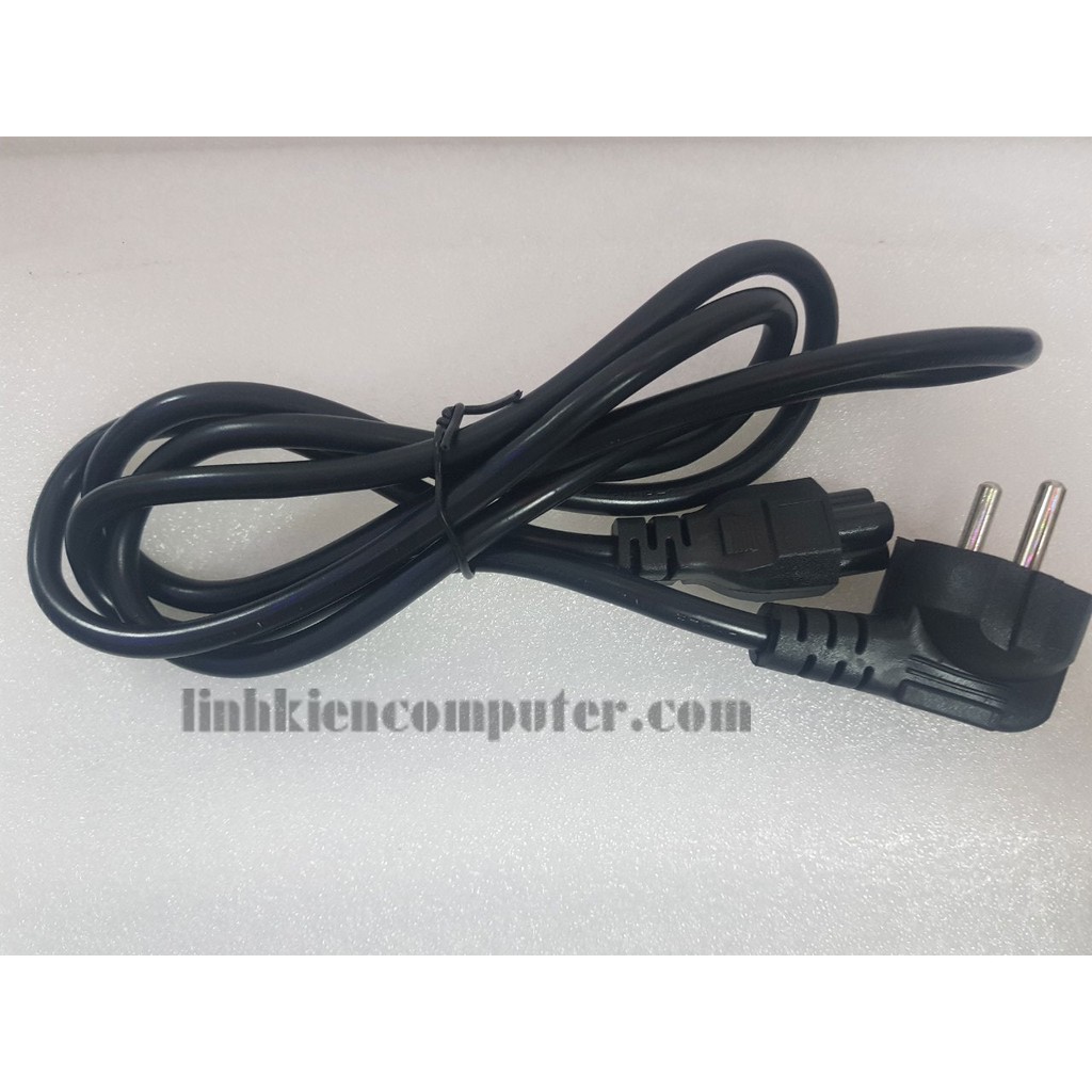 Dây sạc nguồn laptop, dây tròn 2 chấu xịn dùng cho sạc laptop các loại