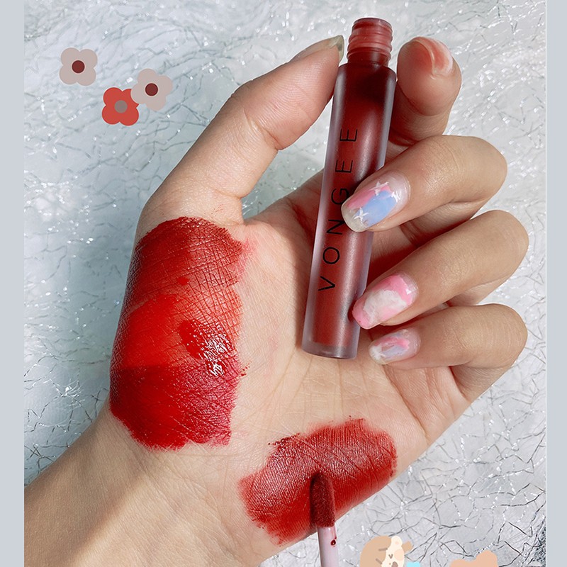 [Hàng mới về] Set 5 son môi lì VONGEE khô nhanh lâu trôi không thấm nước | BigBuy360 - bigbuy360.vn