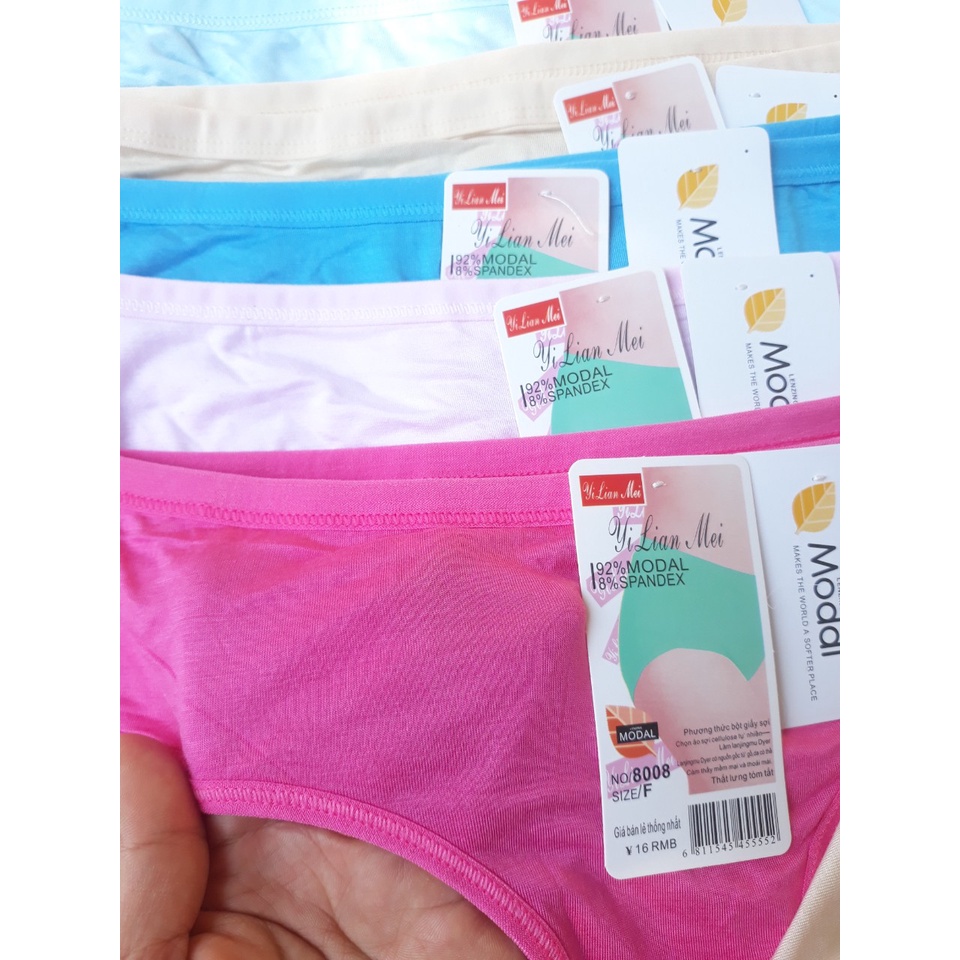 Quần lót nữ big size 3XL 4XL chất coton thun lạnh Q8008 cạp trễ thấp mềm mát cho người 60kg 100kg 90kg 70kg 80kg mặc vừa