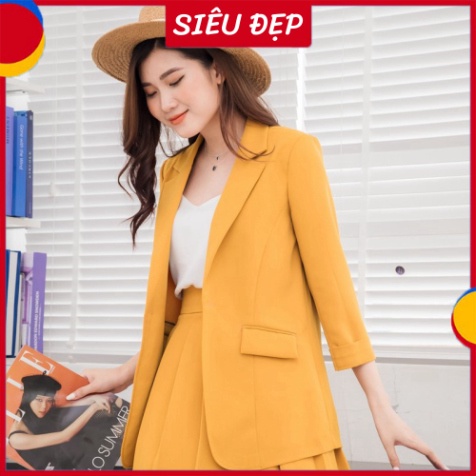 * Hàng Đẹp - Chất Đẹp * Áo khoác vest blazer nữ phong cách Hàn Quốc, thiết kế cao cấp