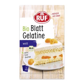Gelatin hữu cơ dạng lá ruf - 12 lá - date 2024