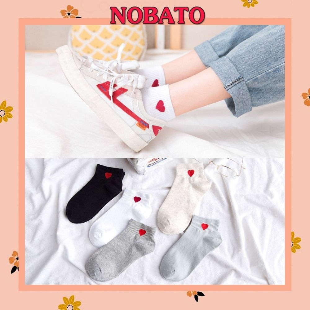 Tất vớ nữ hình trái tim cổ ngắn TN07