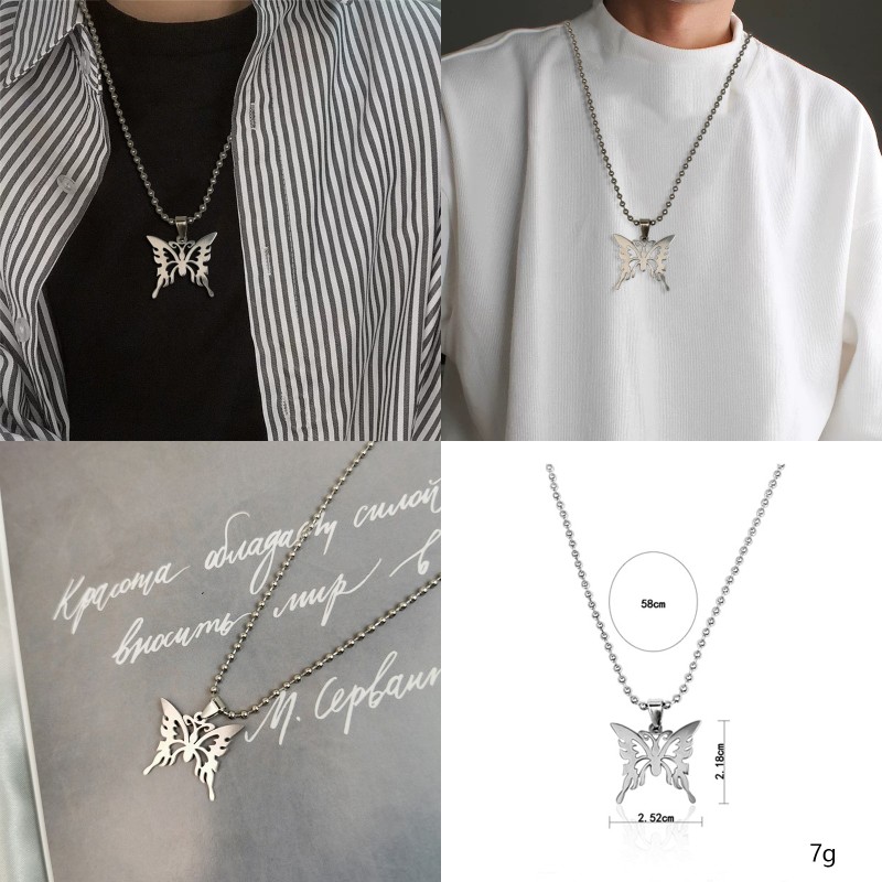 Dây chuyền mặt hình bướm ngọt ngào cho nữ 22014 HSU