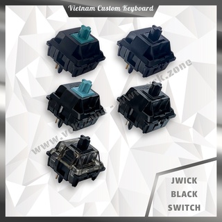 Jwick Black Switch Pre-Lubed | T1 Tactile | C1 Linear | Black Ultimate Linear | Dùng Cho Bàn Phím Cơ | JWK | VCK