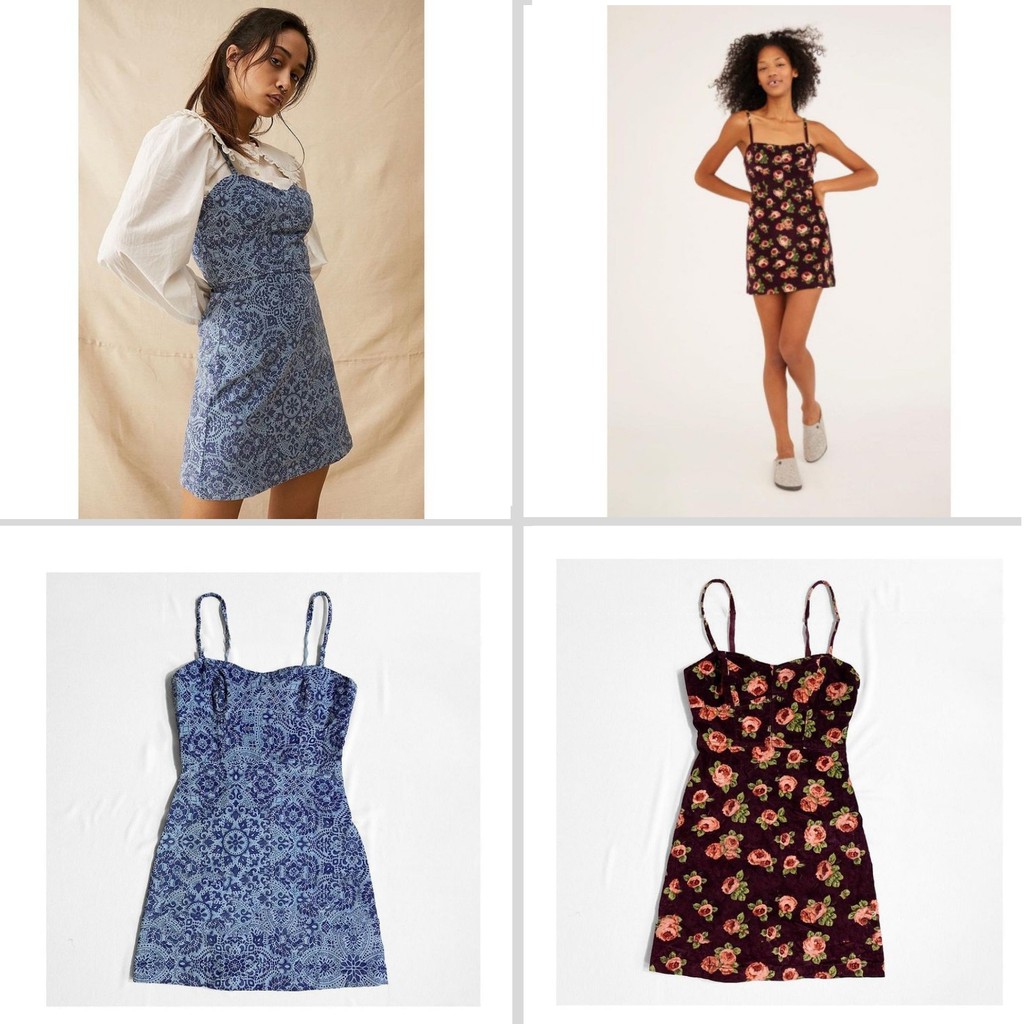 Đầm (Váy) nữ vnxk hãng U*ban Outfitters conduruoy dress / chất nhung dày / nhiều màu