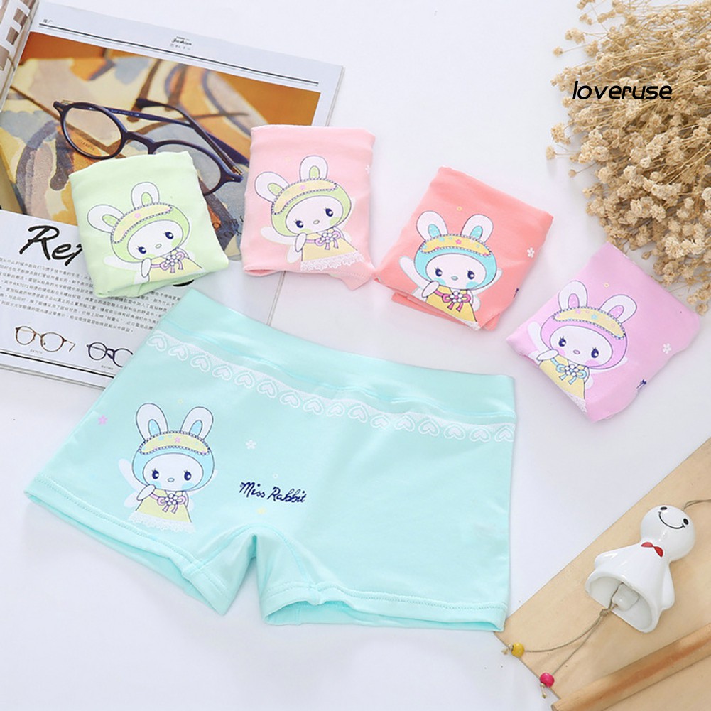 Quần Lót Mềm Mại Thoáng Khí In Hình Hello Kitty Đáng Yêu Cho Bé Gái