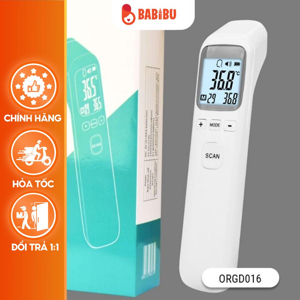 Nhiệt Kế Điện Tử Cao Cấp Hồng Ngoại Cảm Ứng Đo Đa Năng (Bảo Hành 12 Tháng) Babibu