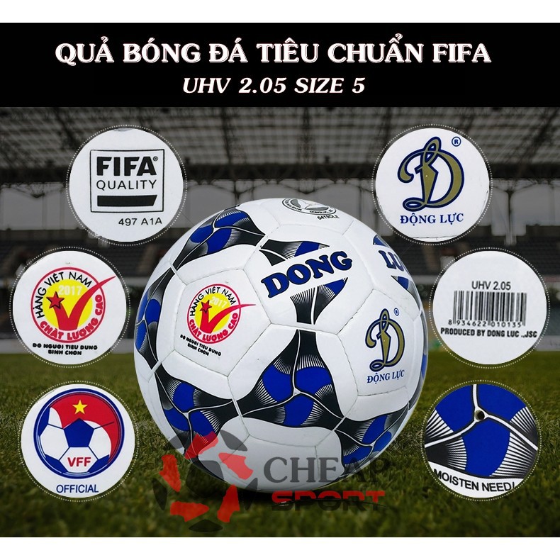 Quả Bóng Đá Số 5 UHV 2.05 Tiêu Chuẩn Fifa Chính Hãng Động Lực - Siêu HOT