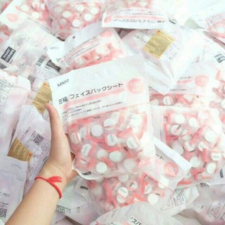 Mặt nạ giấy nén Miniso gói 100 viên