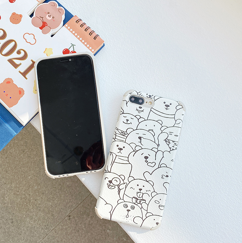 [xyhui89] Soft Case For OPPO A53 A33 A52 A92 A9 A5 A31 2020 A91 A12e A3s Reno 2F A83 F9 F11 A72 A3 R9s Cute Cartoon sketch Bear | BigBuy360 - bigbuy360.vn