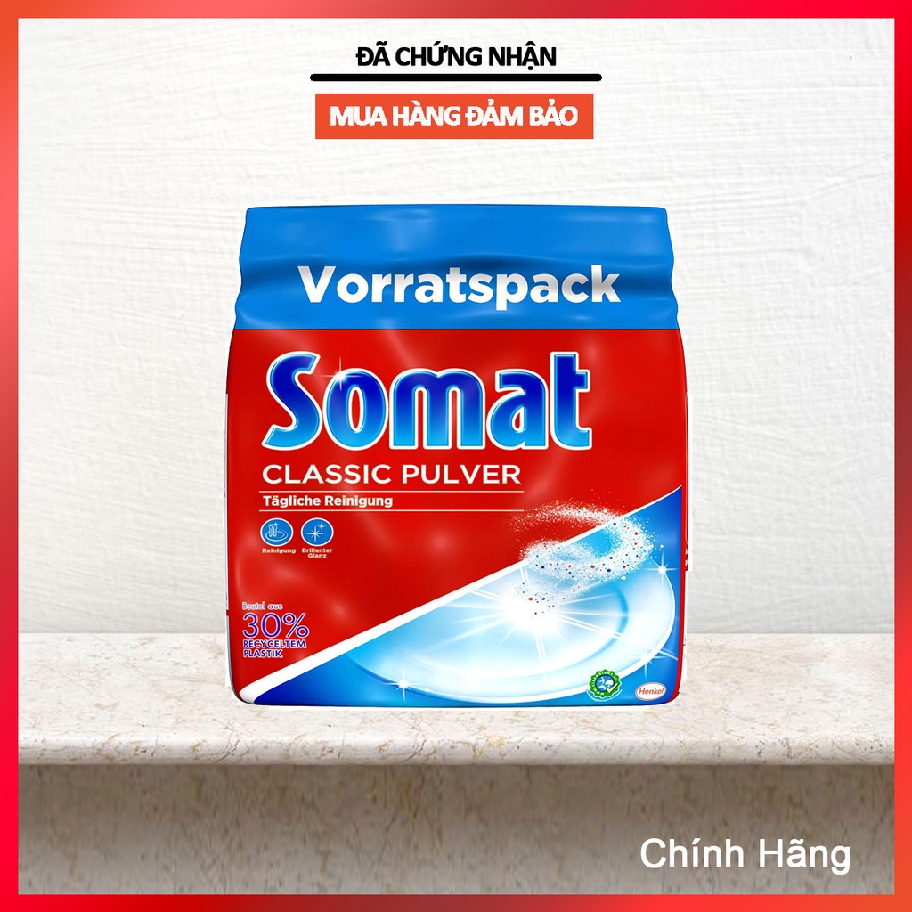 Bột rửa bát Somat 1.2kg dành cho máy rửa bát - Hàng nội địa Đức