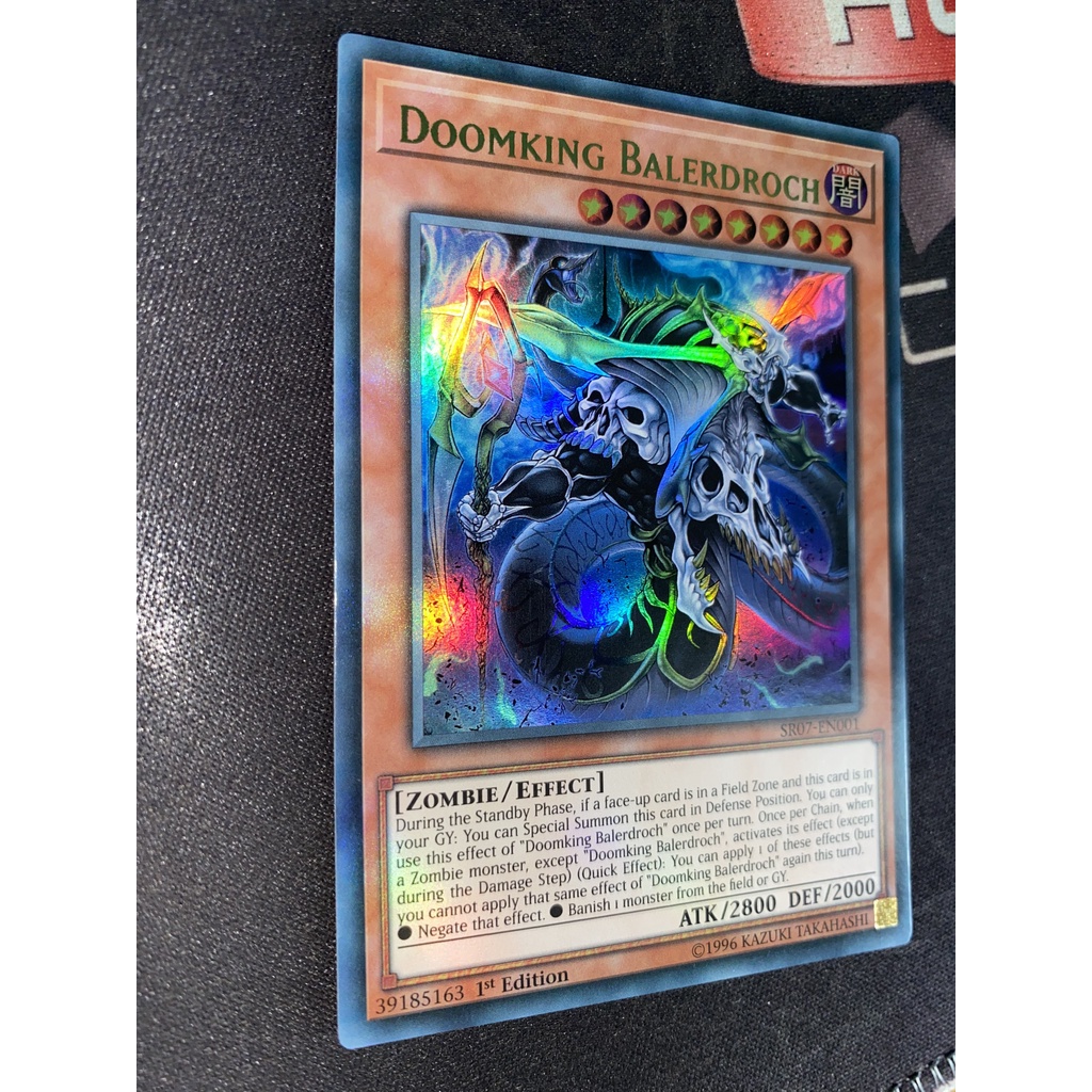 Thẻ bài Doomking Balerdroch - SR07-EN001 - Ultra Rare 1st Edition