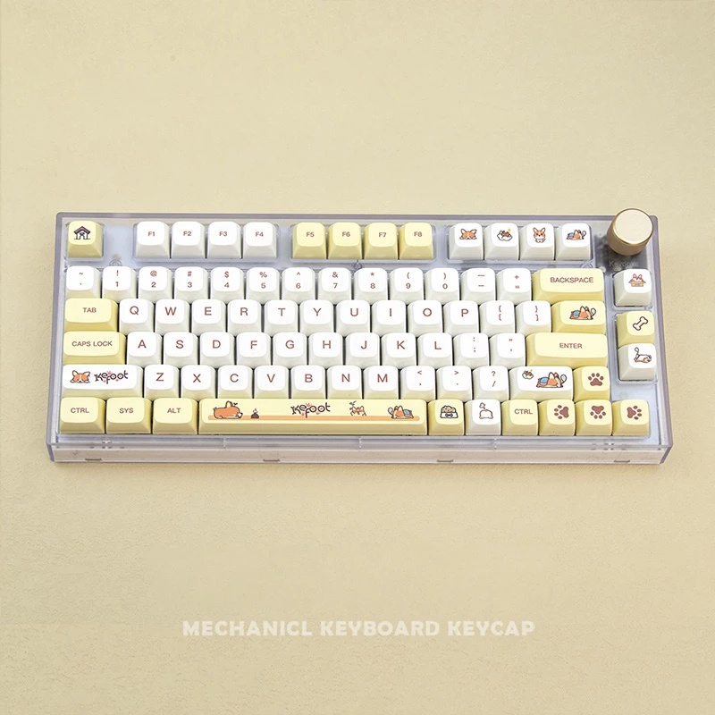 138 Keys PBT XDA Keycap Phím Lắp Cho Bàn Phím Cơ Keycaps